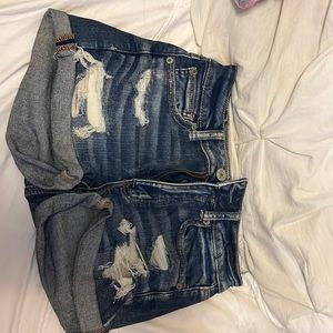American eagle dark Jean shorts, size 2